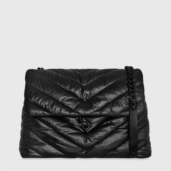 Rebecca Minkoff Black Quilted Shoulder Bag XL Like New - Picture 5 of 5